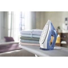 Philips 3000 Series DST3031 Steam Iron 2400W - Effortless Wrinkle Removal in Stylish Blue & White Design